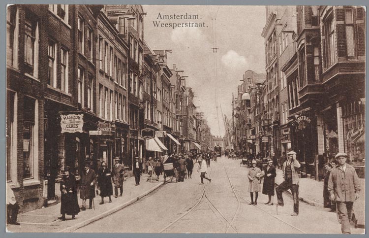 Aafje Post in Joods Amsterdam bij een zionistisch slagersgezin