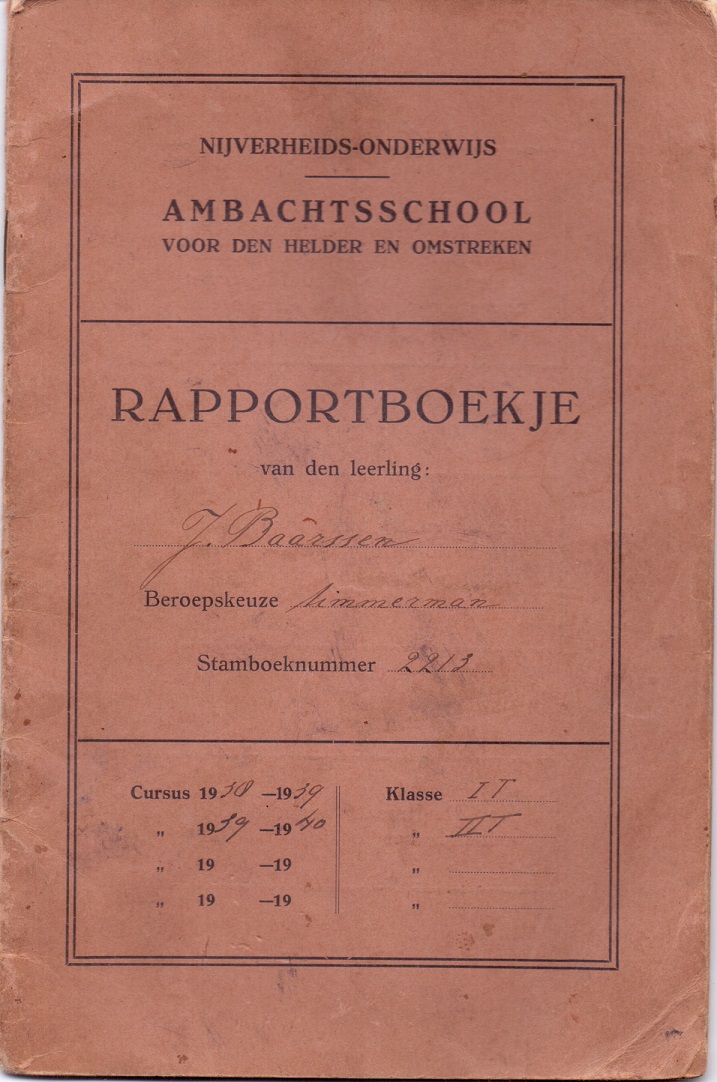 rapportboekje kleiner